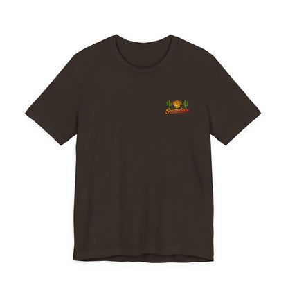 I Got Pickled in Scottsdale™ | Pickleball Souvenir T-Shirt | Desert Sunset Graphic Tee