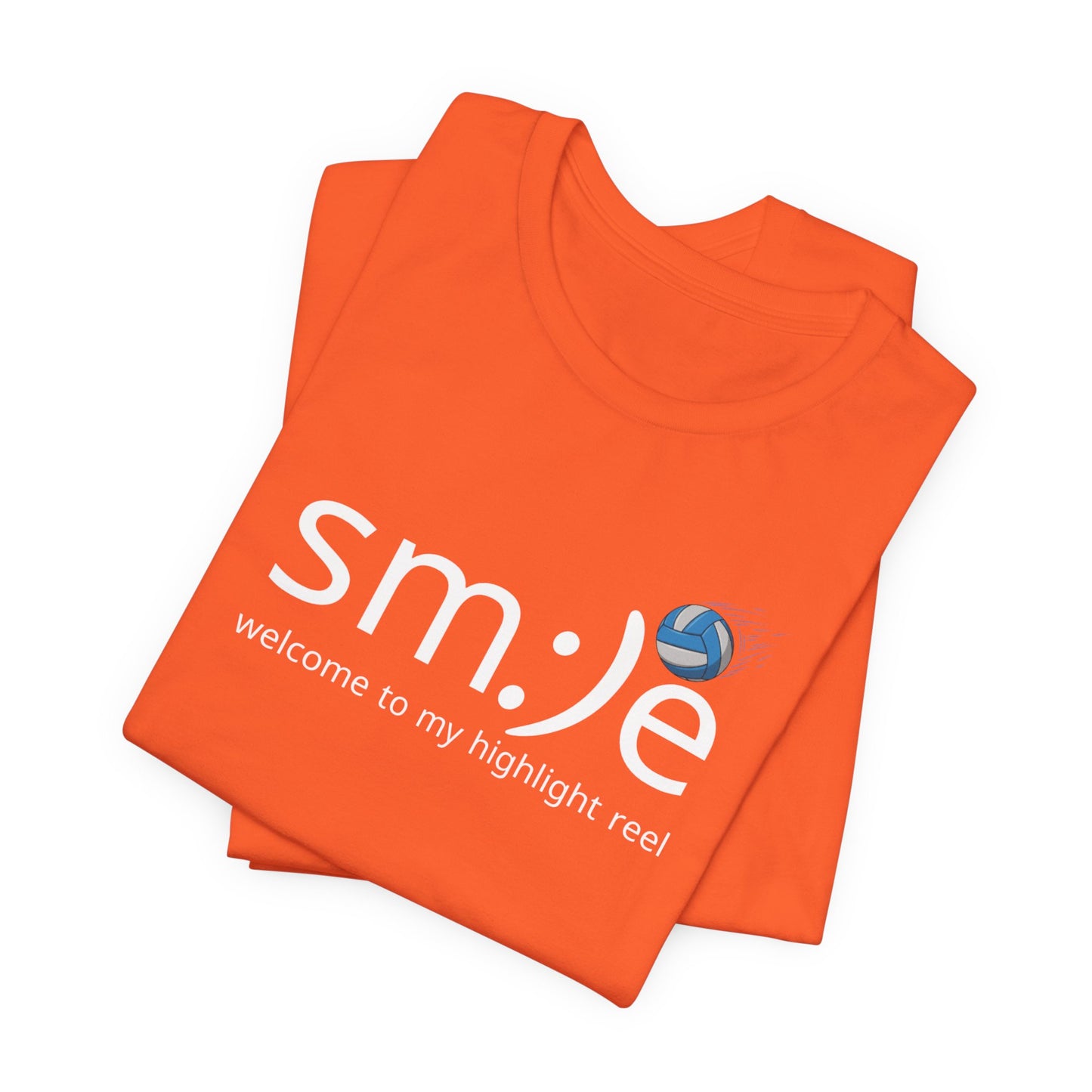 sm:)e Welcome to My Highlight Reel Volleyball Tee | Athletic Confidence Streetwear | Court Champion Jersey
