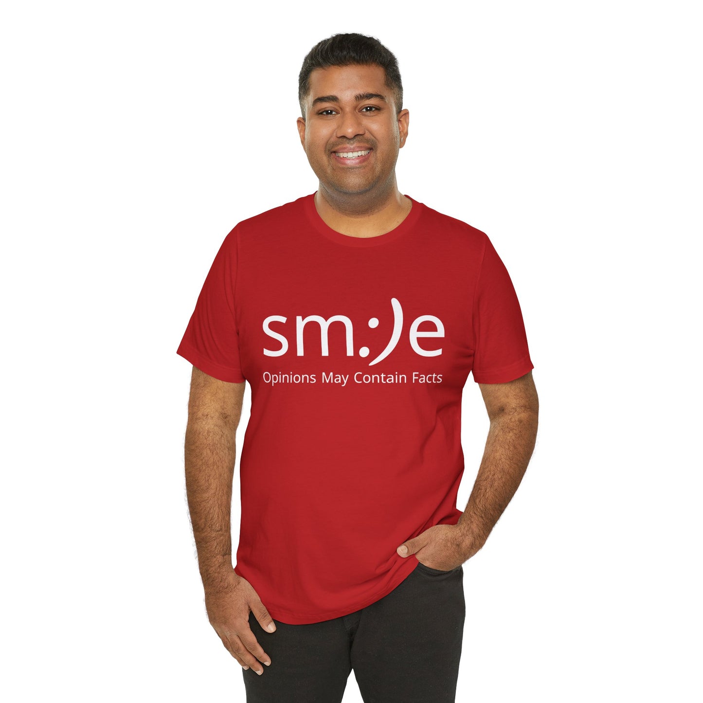 sm:)e Opinions May Contain Facts | Sassy Statement Tee | Unisex Streetwear Graphic Shirt