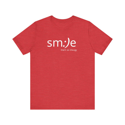 sm:)e Playful Unisex Tee | Smile That's So Cheugy | Graphic Streetwear