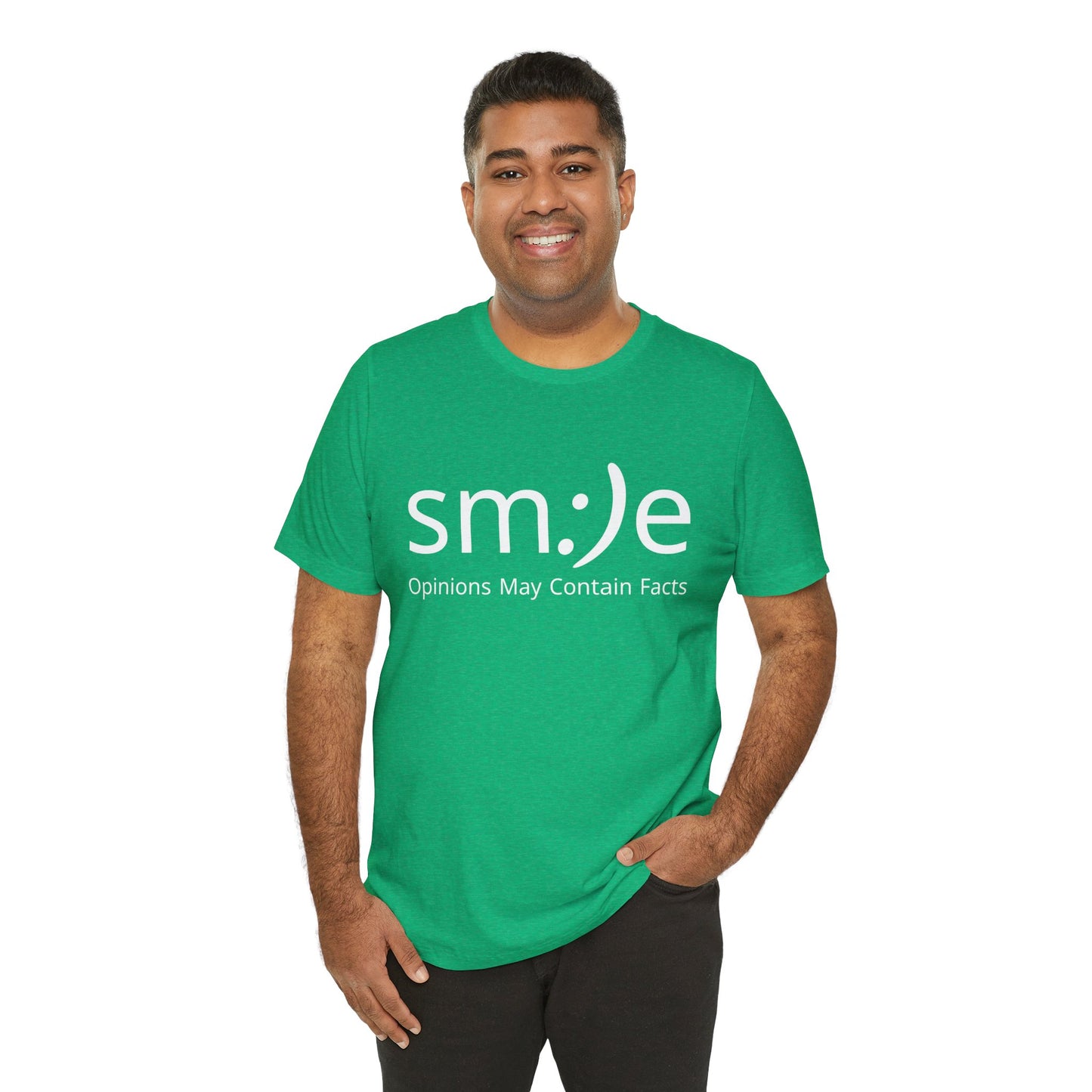 sm:)e Opinions May Contain Facts | Sassy Statement Tee | Unisex Streetwear Graphic Shirt