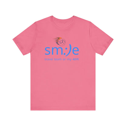 Smile Travel Team - My 401k is Volleyball | Parent Life Streetwear | Volleyball Mom Dad Tee