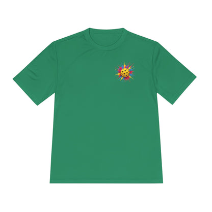 Pickleball Tee — “No 'Sorry's' in Pickleball” Moisture-Wicking Athletic Shirt