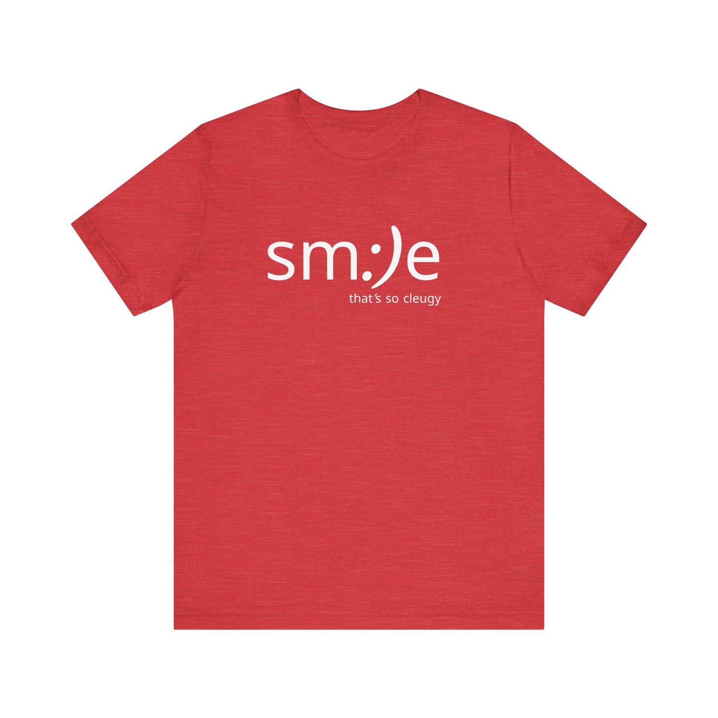 sm:)e That's So Cleugy Playful Tee - Orange Graphic Statement Shirt for Confident Vibes