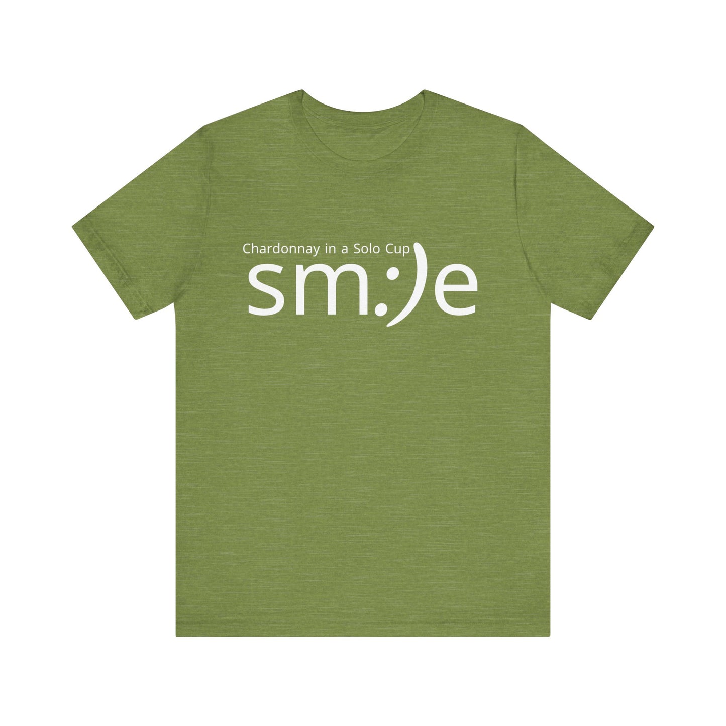 Chardonnay in a Solo Cup T-Shirt | Trendy Statement Tee | sm:)e Confidence Wear