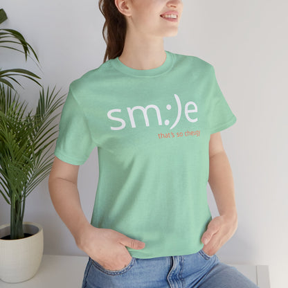 sm:)e That's So Cheugy Tee - Ironic Streetwear, Unisex Statement Shirt, Gen Z Humor, Confidence Booster