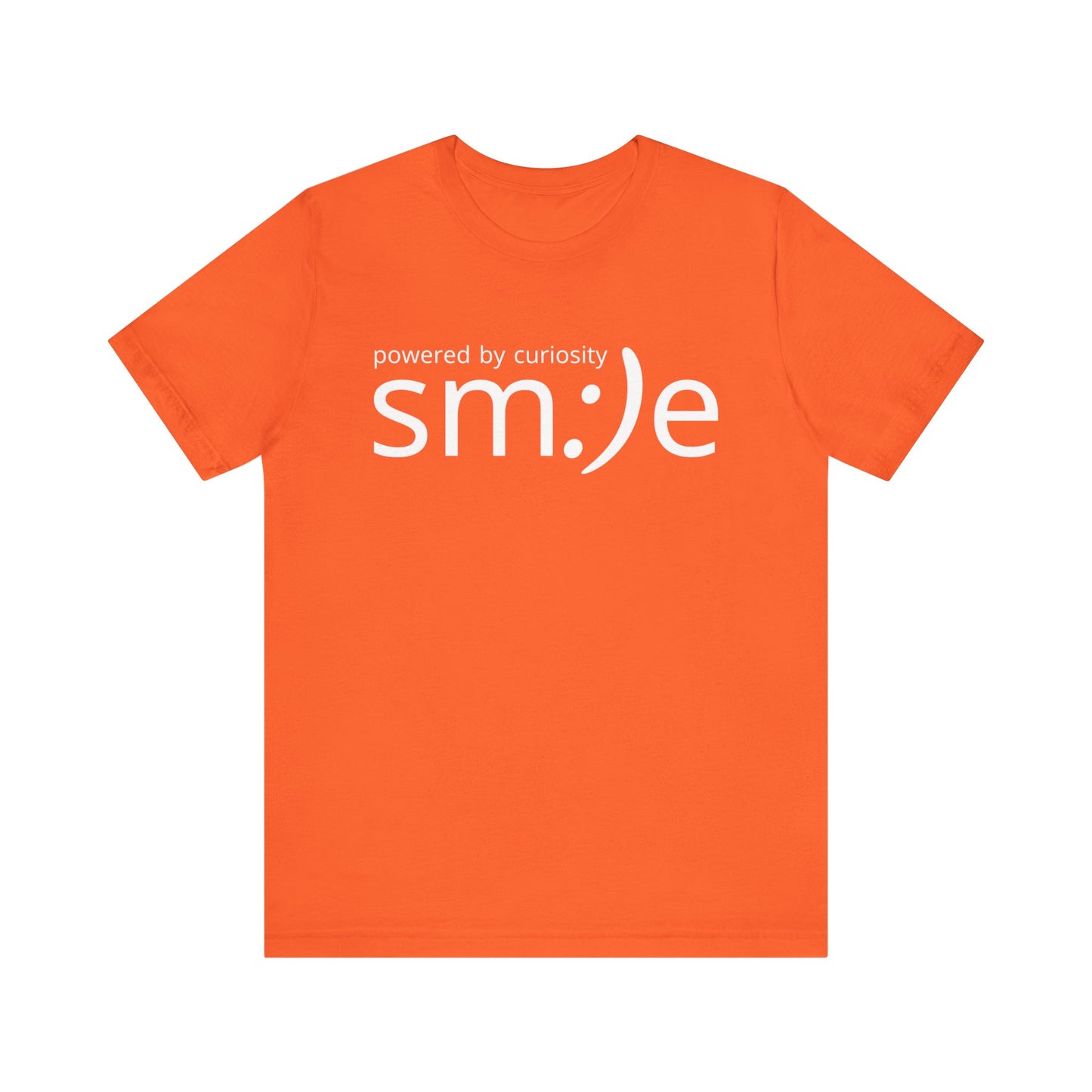 sm:)e Powered by Curiosity Tee | Lifelong Learner Streetwear | Every Age is a Student Shirt