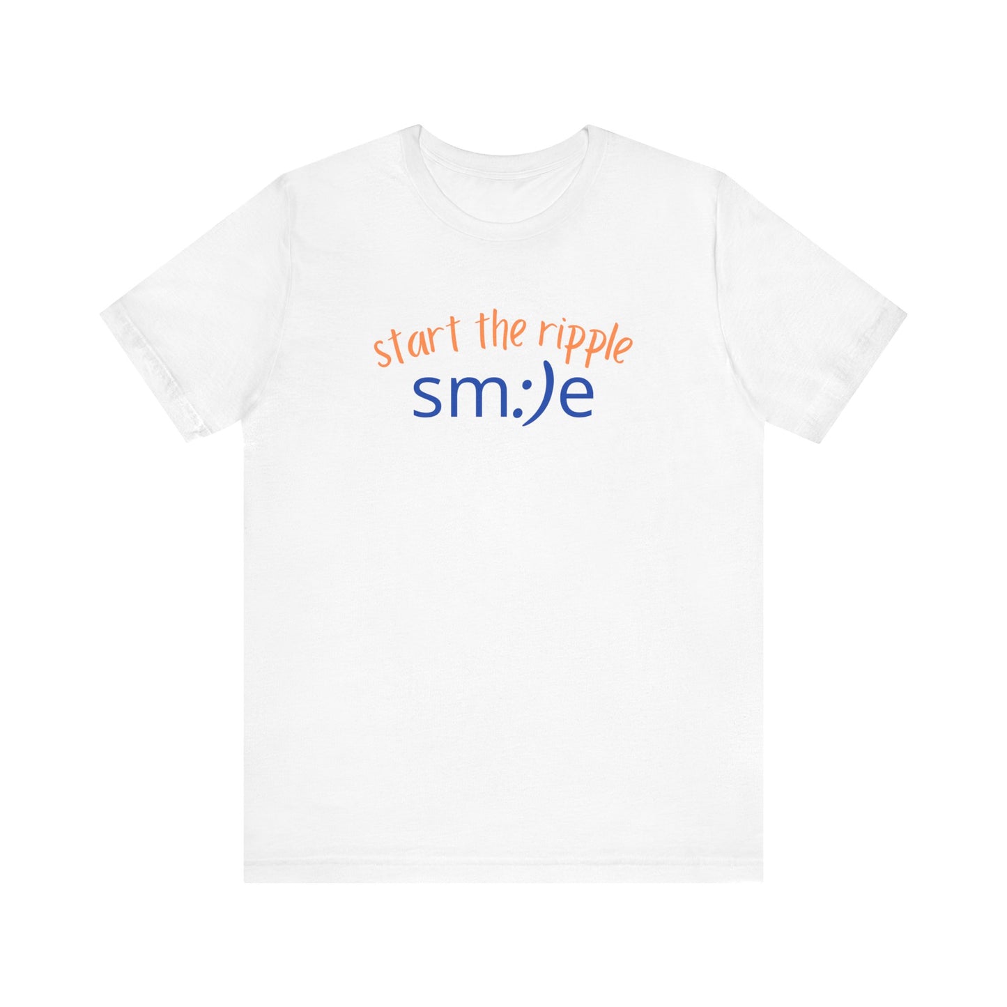 sm:)e Start the Ripple T-Shirt | Inspirational Statement Tee | Unisex Streetwear