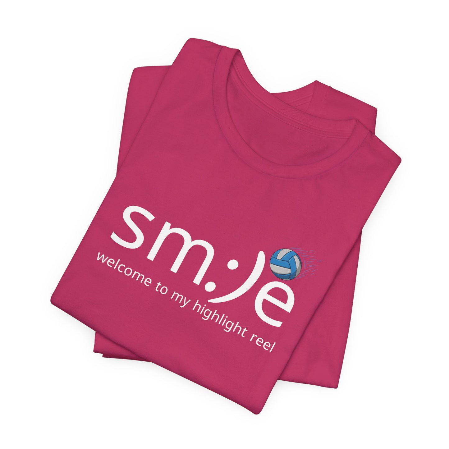 sm:)e Welcome to My Highlight Reel Volleyball Tee | Athletic Confidence Streetwear | Court Champion Jersey