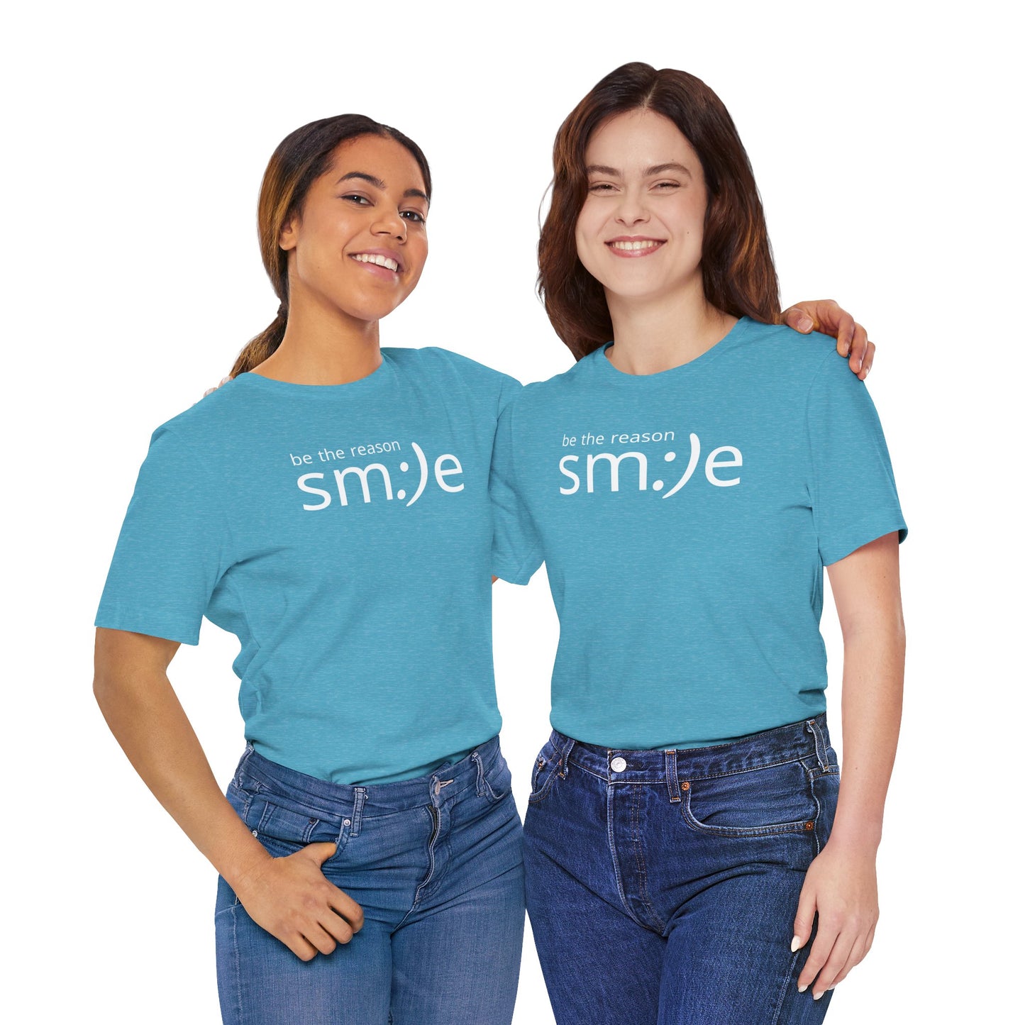 Be the Reason sm:)e T-Shirt - Positive Vibes Streetwear, Motivational Gift, Confidence Booster