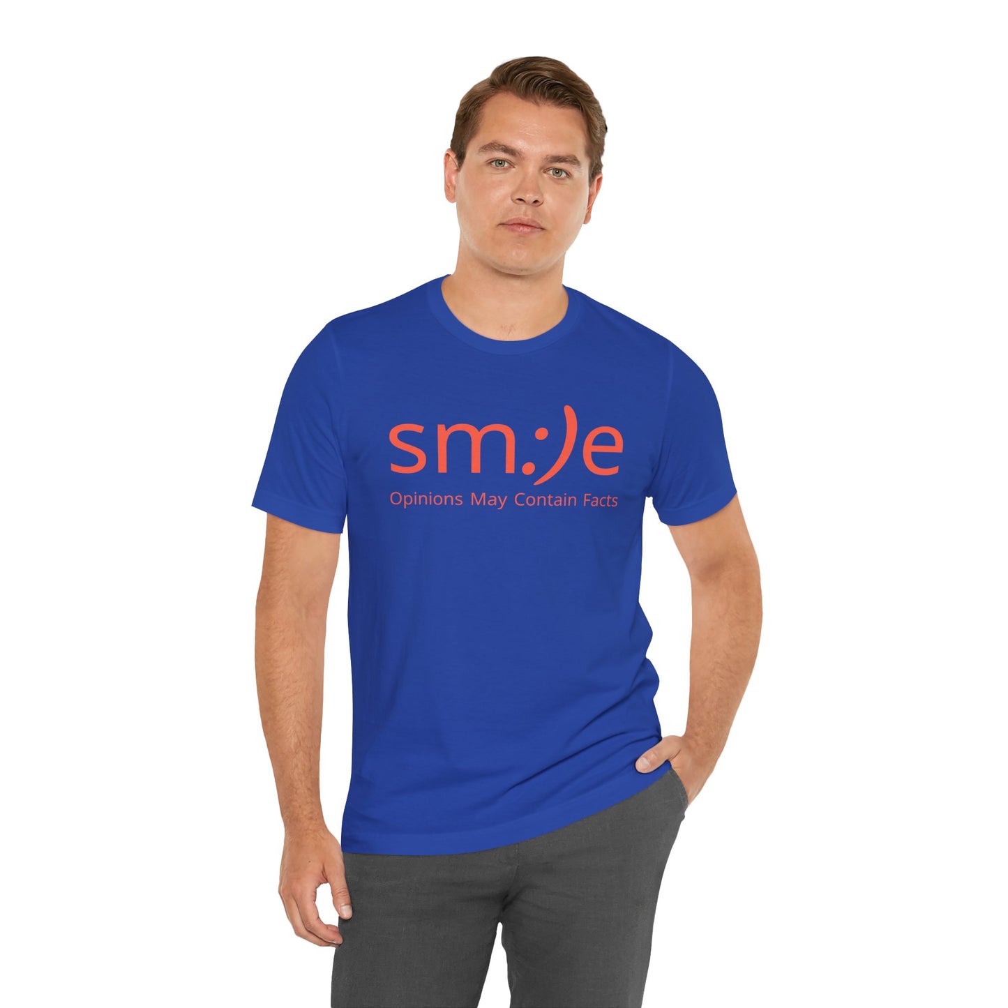 sm:)e Opinions May Contain Facts T-Shirt | Intellectual Sass | Trendy Graphic Tee