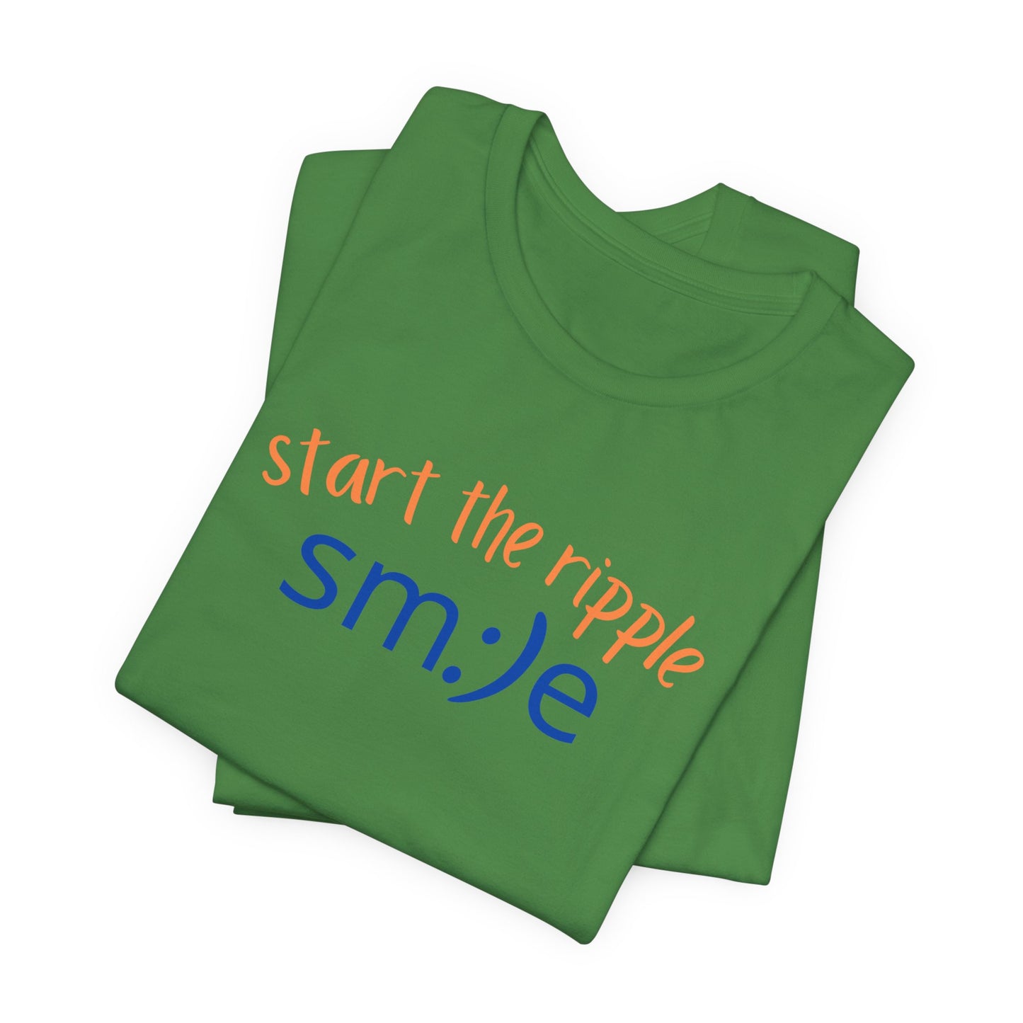 sm:)e Start the Ripple T-Shirt | Inspirational Statement Tee | Unisex Streetwear
