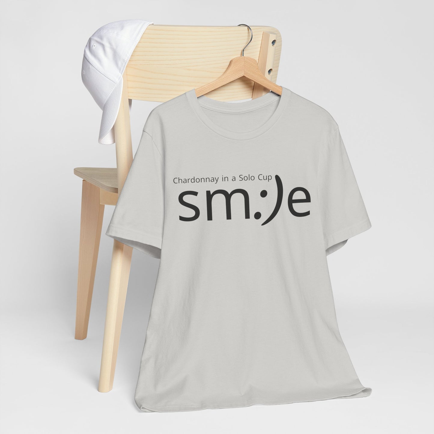 sm:)e Chardonnay in a Solo Cup T-Shirt | Funny Wine Statement Tee | Unisex Streetwear