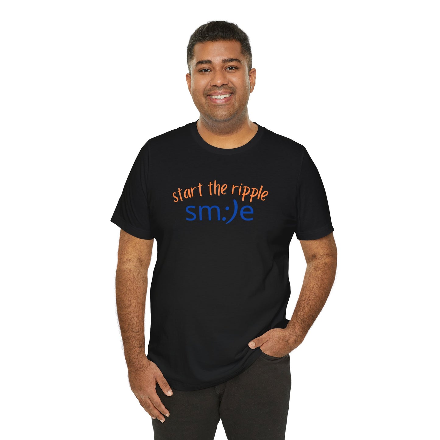 sm:)e Start the Ripple T-Shirt | Inspirational Statement Tee | Unisex Streetwear