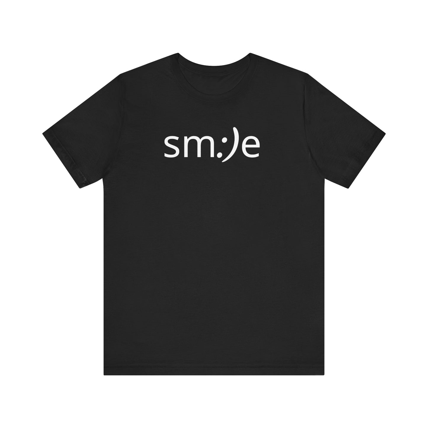 sm:)e Smiley Face Jersey Tee | Pure Joy Streetwear | Fun Graphic Unisex Casual Shirt
