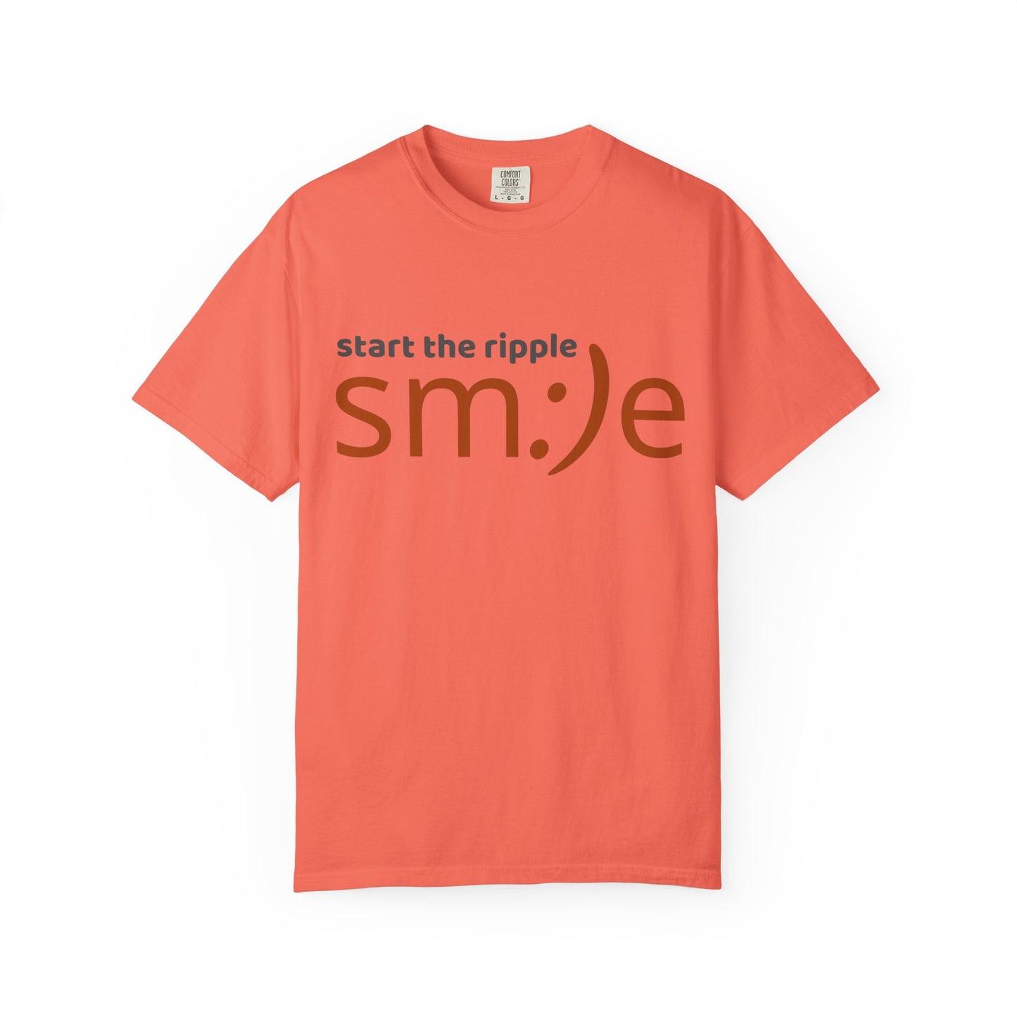 sm:)e Start the Ripple Garment-Dyed Tee | Premium Change-Maker Streetwear | Unisex Statement Shirt