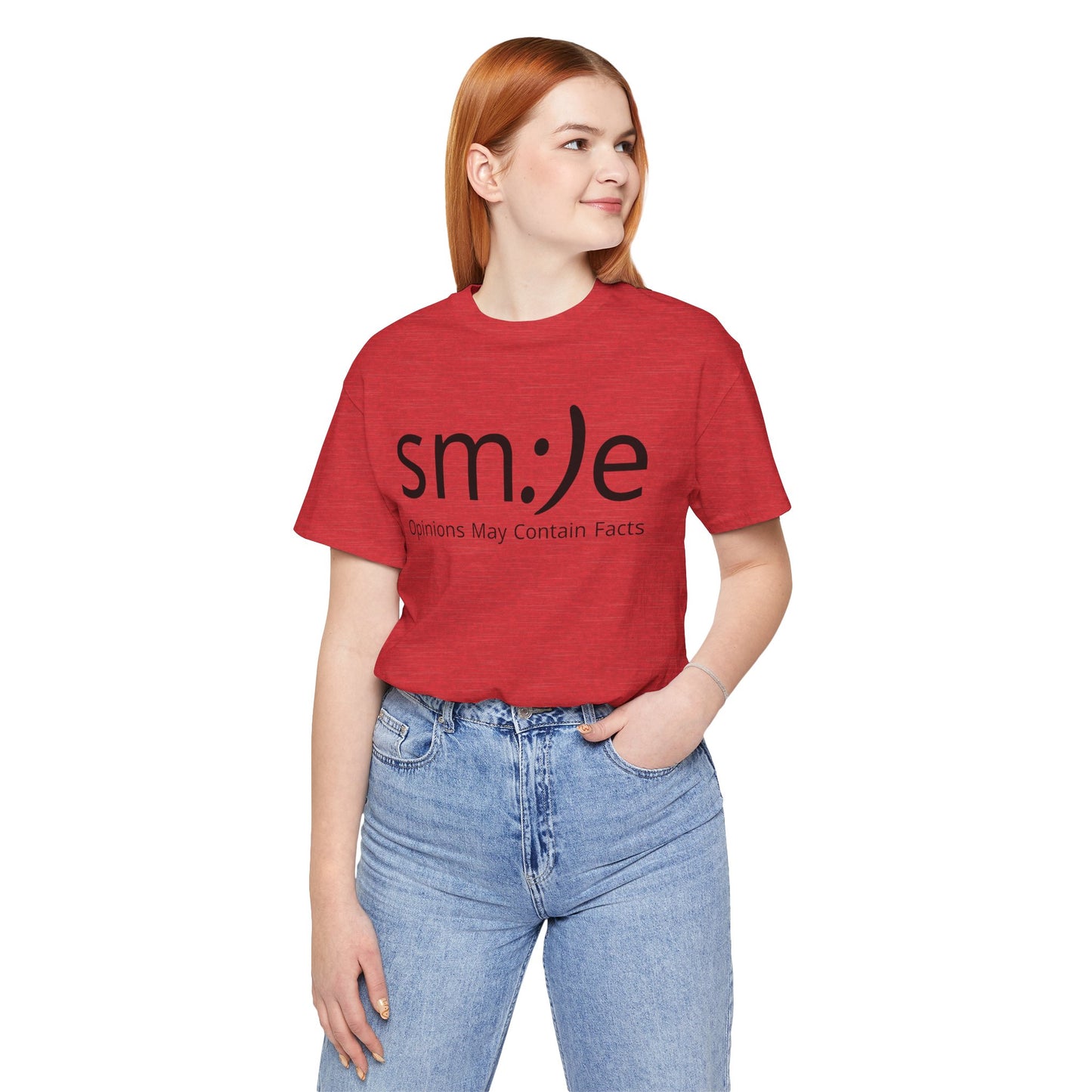 sm:)e Opinions May Contain Facts T-Shirt | Funny Streetwear Graphic Tee