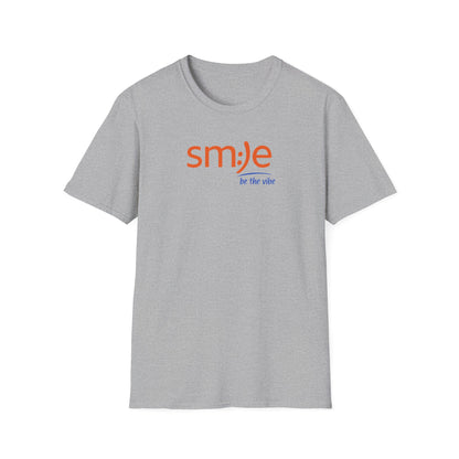 sm:)le Be the Vibe Softstyle Tee - Positive Energy Streetwear, Confidence Booster, Unisex Graphic Shirt