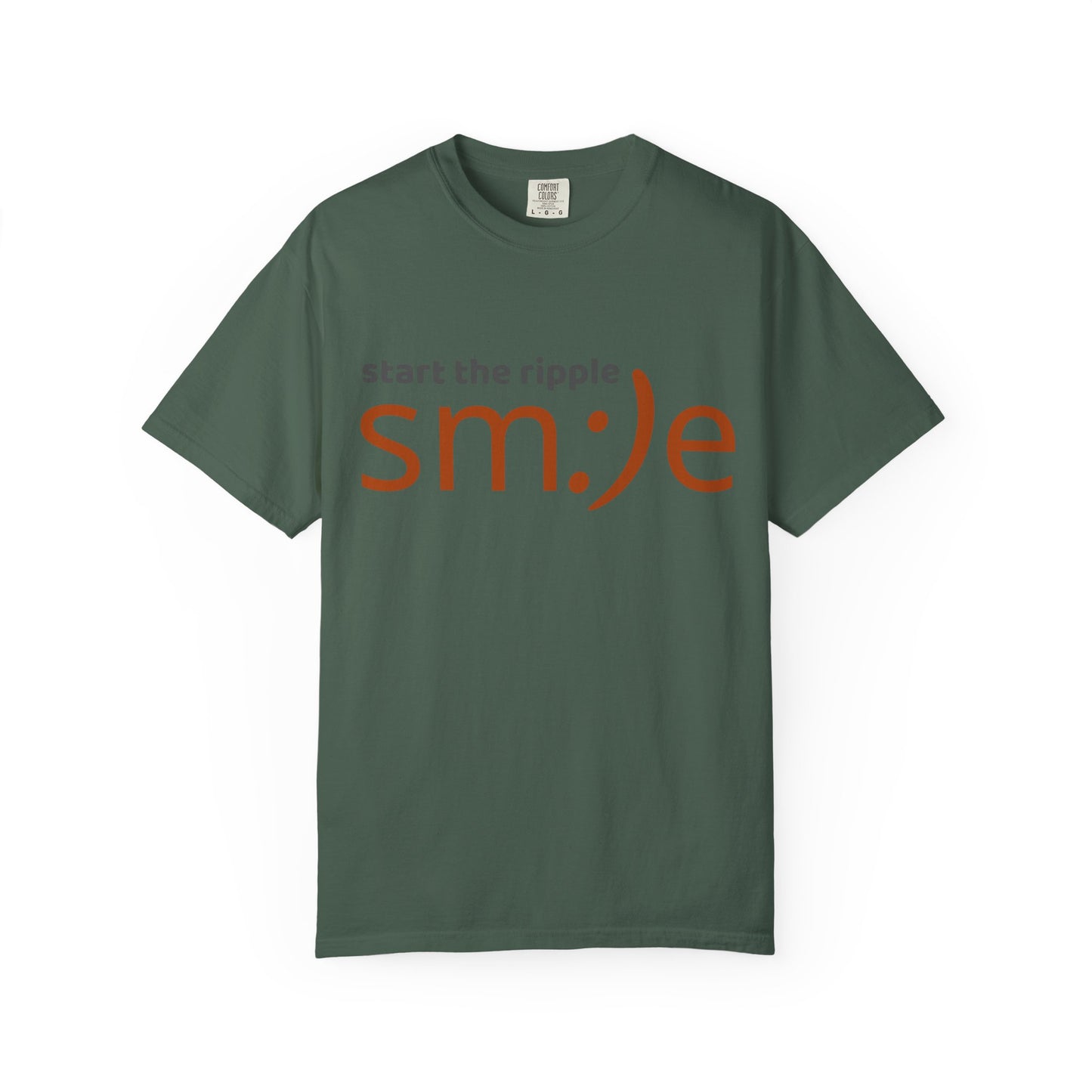 sm:)e Start the Ripple Garment-Dyed Tee | Premium Change-Maker Streetwear | Unisex Statement Shirt