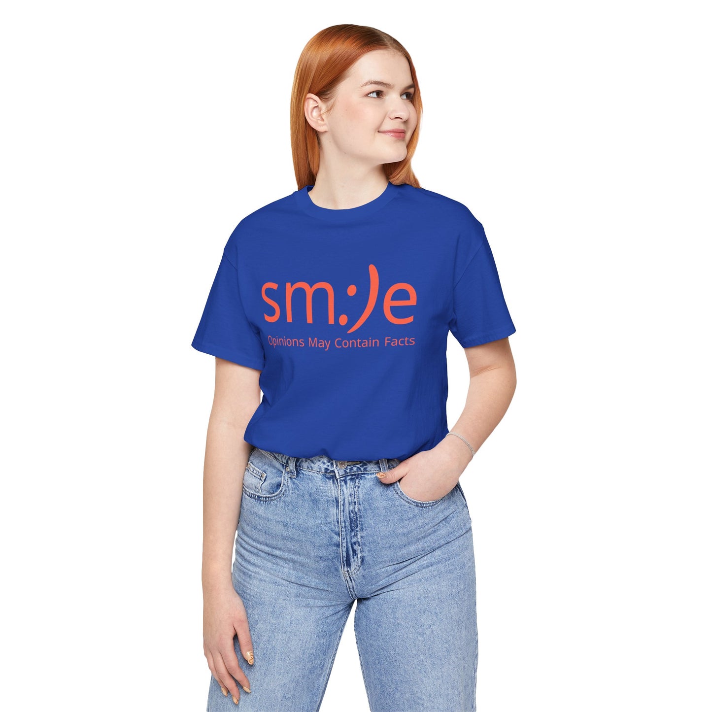 sm:)e Opinions May Contain Facts Tee | Sassy Humor Streetwear | Funny Conversation Starter Shirt
