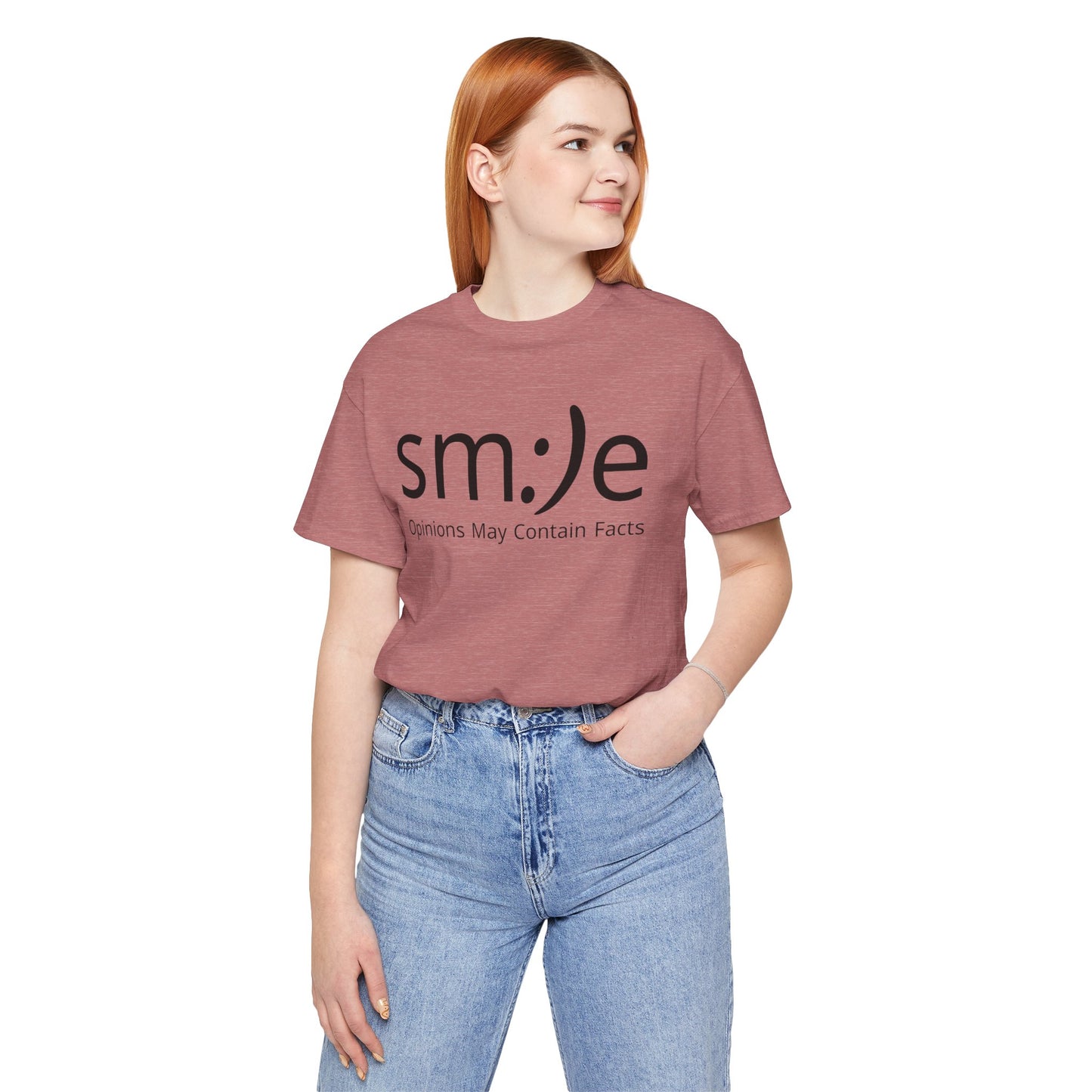 sm:)e Opinions May Contain Facts T-Shirt | Funny Streetwear Graphic Tee