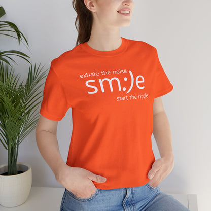 Exhale the Noise sm:)e Be the Ripple | Motivational Streetwear | Lifestyle Statement Tee