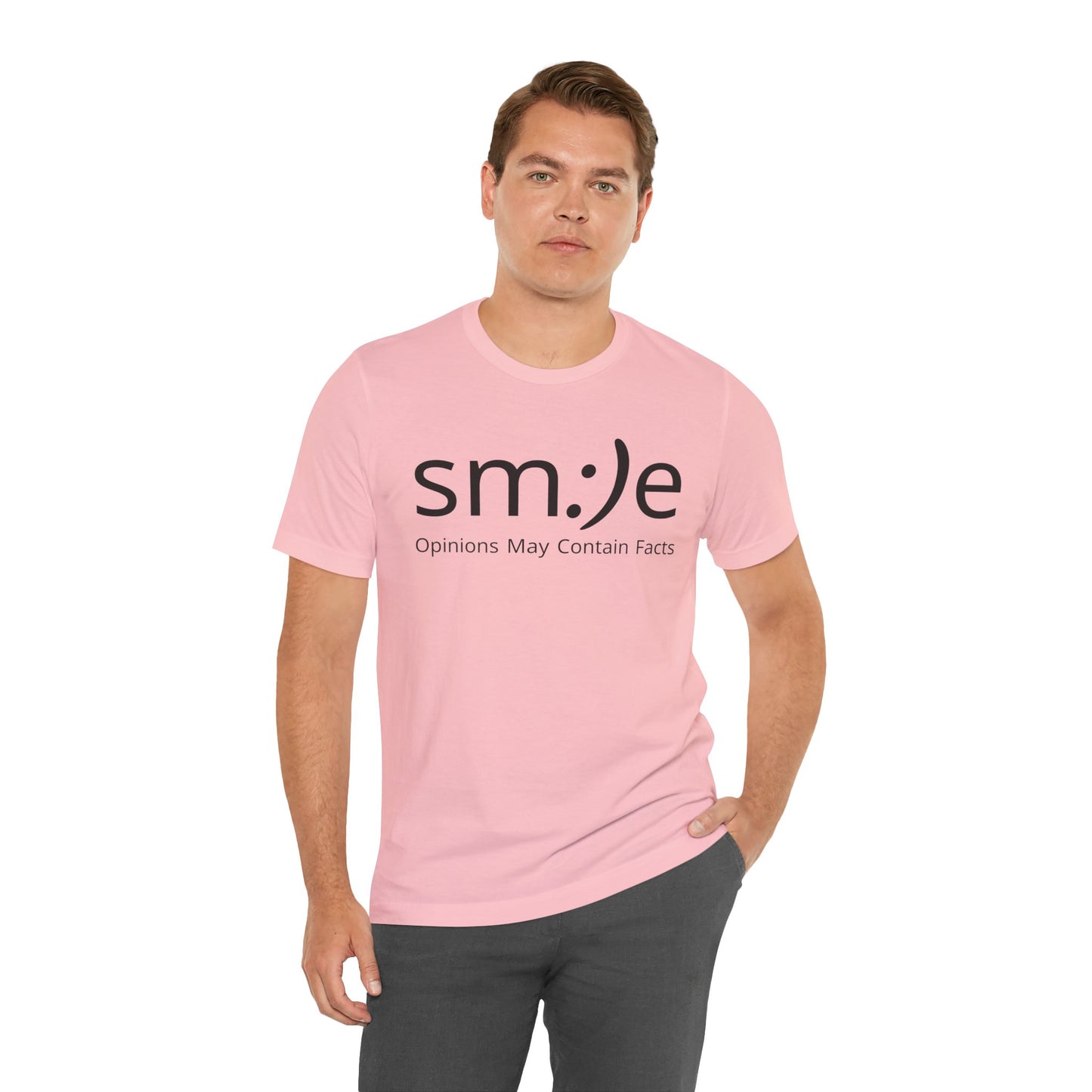 sm:)e Opinions May Contain Facts T-Shirt | Funny Streetwear Graphic Tee