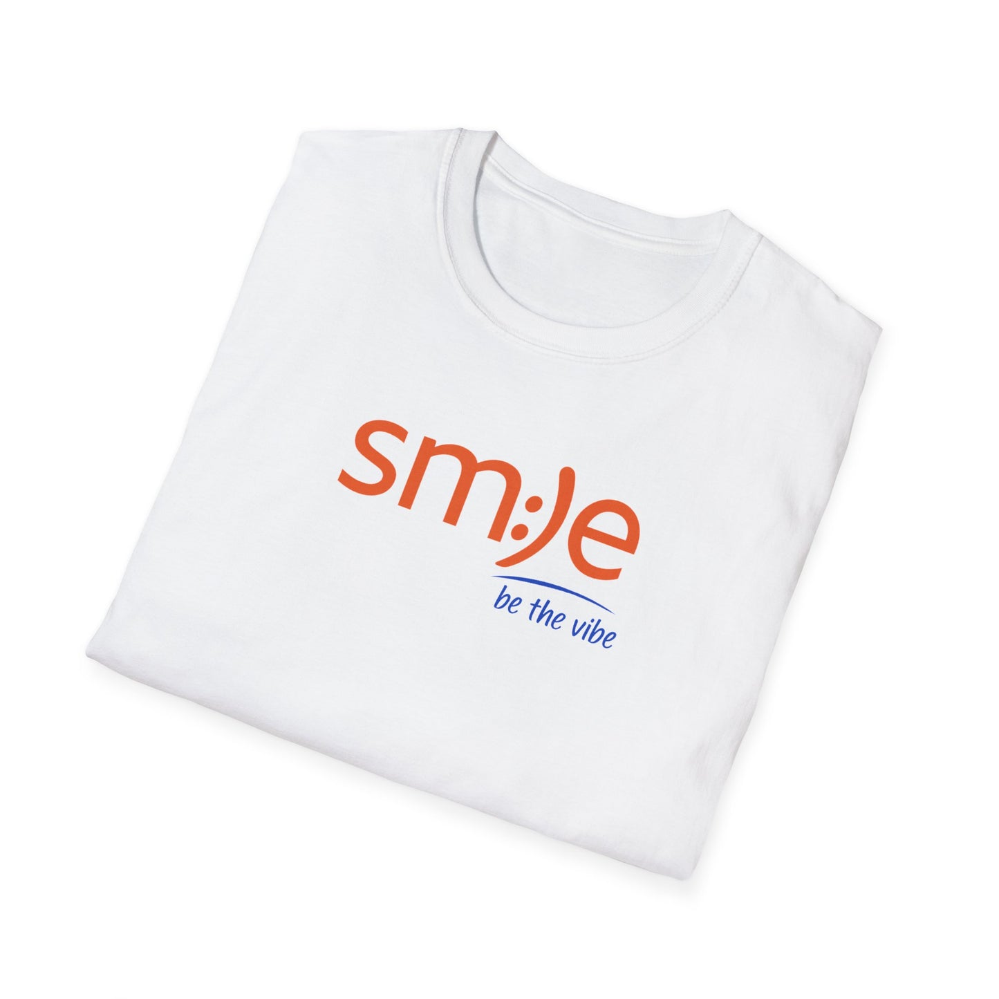 sm:)le Be the Vibe Softstyle Tee - Positive Energy Streetwear, Confidence Booster, Unisex Graphic Shirt
