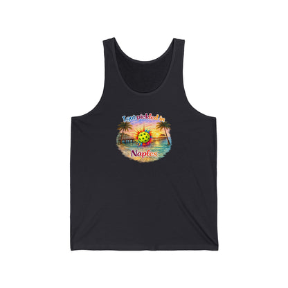 Naples Pickleball Sunset Tank — "I got pickled in Naples"