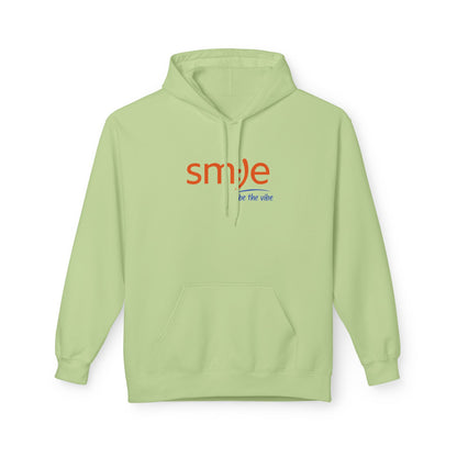 sm:)e Be Vibe Hoodie - Motivational Streetwear, Cozy Confidence Booster, Unisex Fleece Sweatshirt