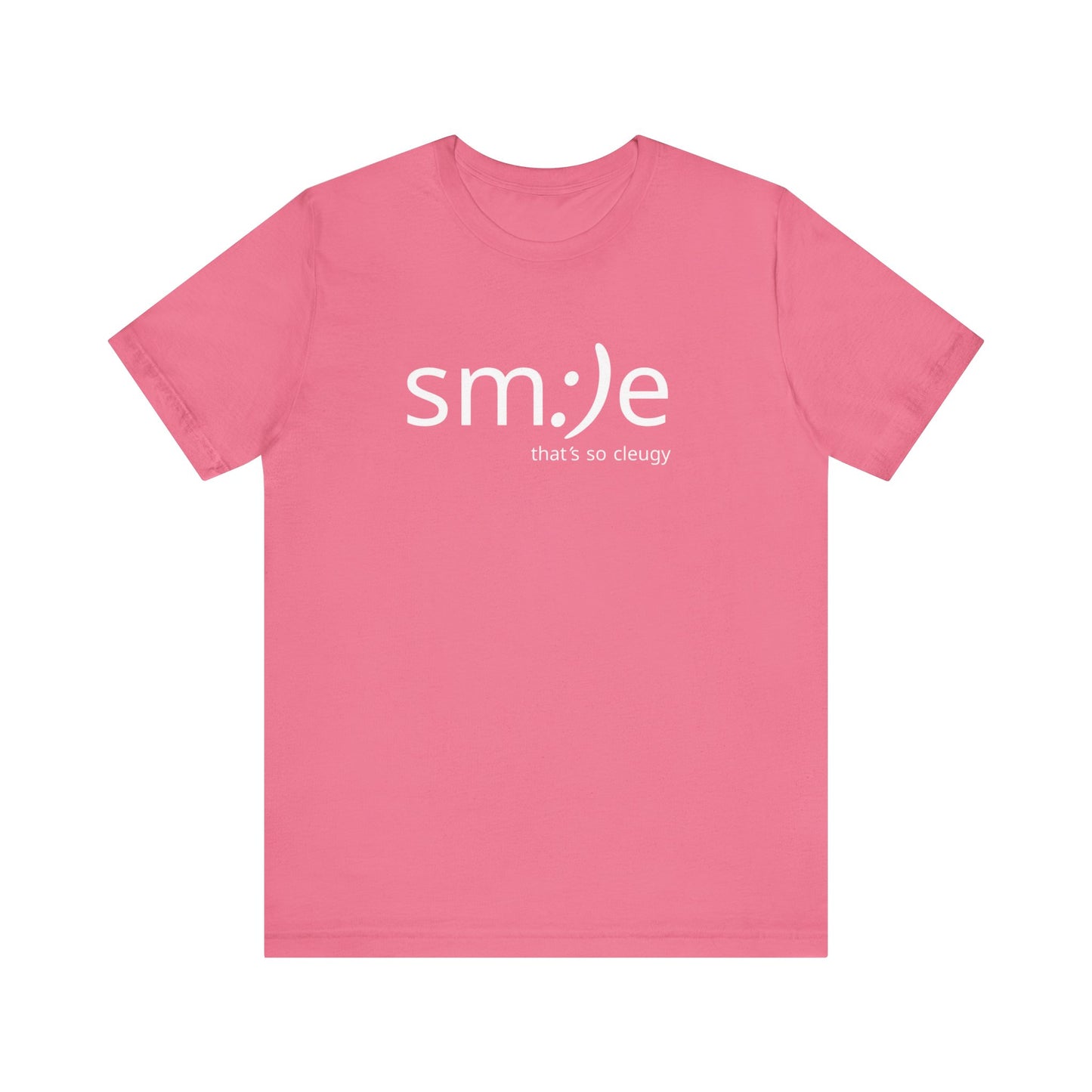 sm:)e That's So Cleugy Playful Tee - Orange Graphic Statement Shirt for Confident Vibes
