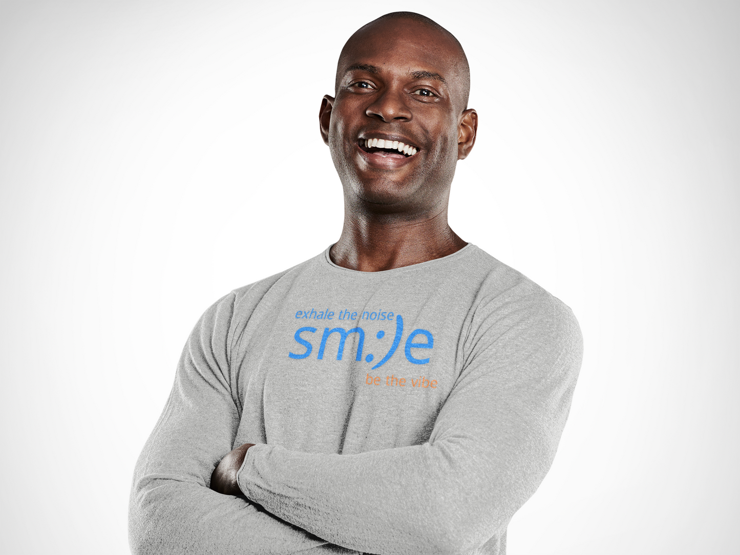 Exhale the Noise - Long Sleeve Streetwear Tee | Unisex Layering Shirt | sm:)e Confidence