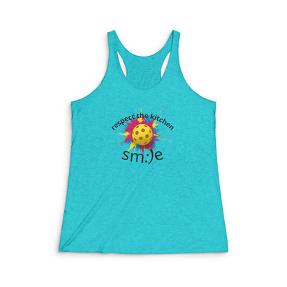 Respect the Kitchen Pickleball Tank | Racerback Statement Shirt