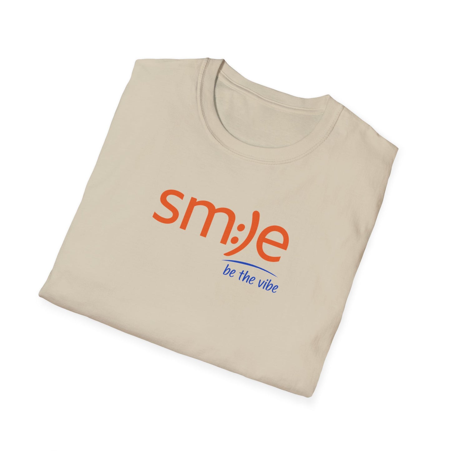 sm:)le Be the Vibe Softstyle Tee - Positive Energy Streetwear, Confidence Booster, Unisex Graphic Shirt