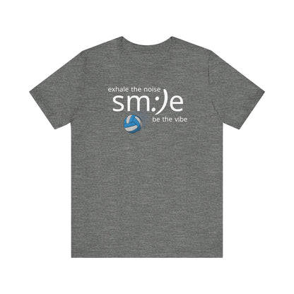 sm:)e Exhale the Noise Volleyball Tee | Athletic Mindful Streetwear | Positive Vibe Court Confidence