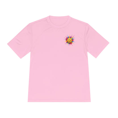 Pickleball Tee — “No 'Sorry's' in Pickleball” Moisture-Wicking Athletic Shirt