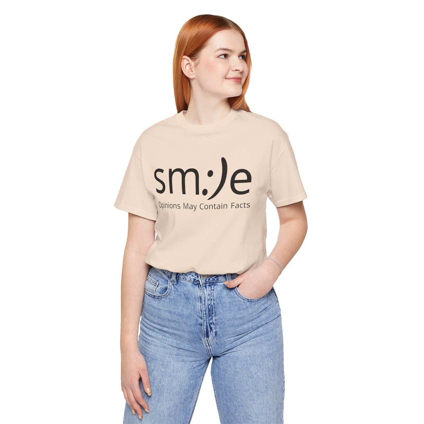 sm:)e Opinions May Contain Facts T-Shirt | Funny Streetwear Graphic Tee
