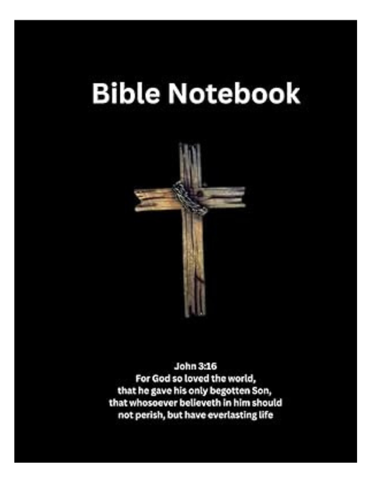 Bible Study Notebook - Organized by Book | Faith Journey Companion