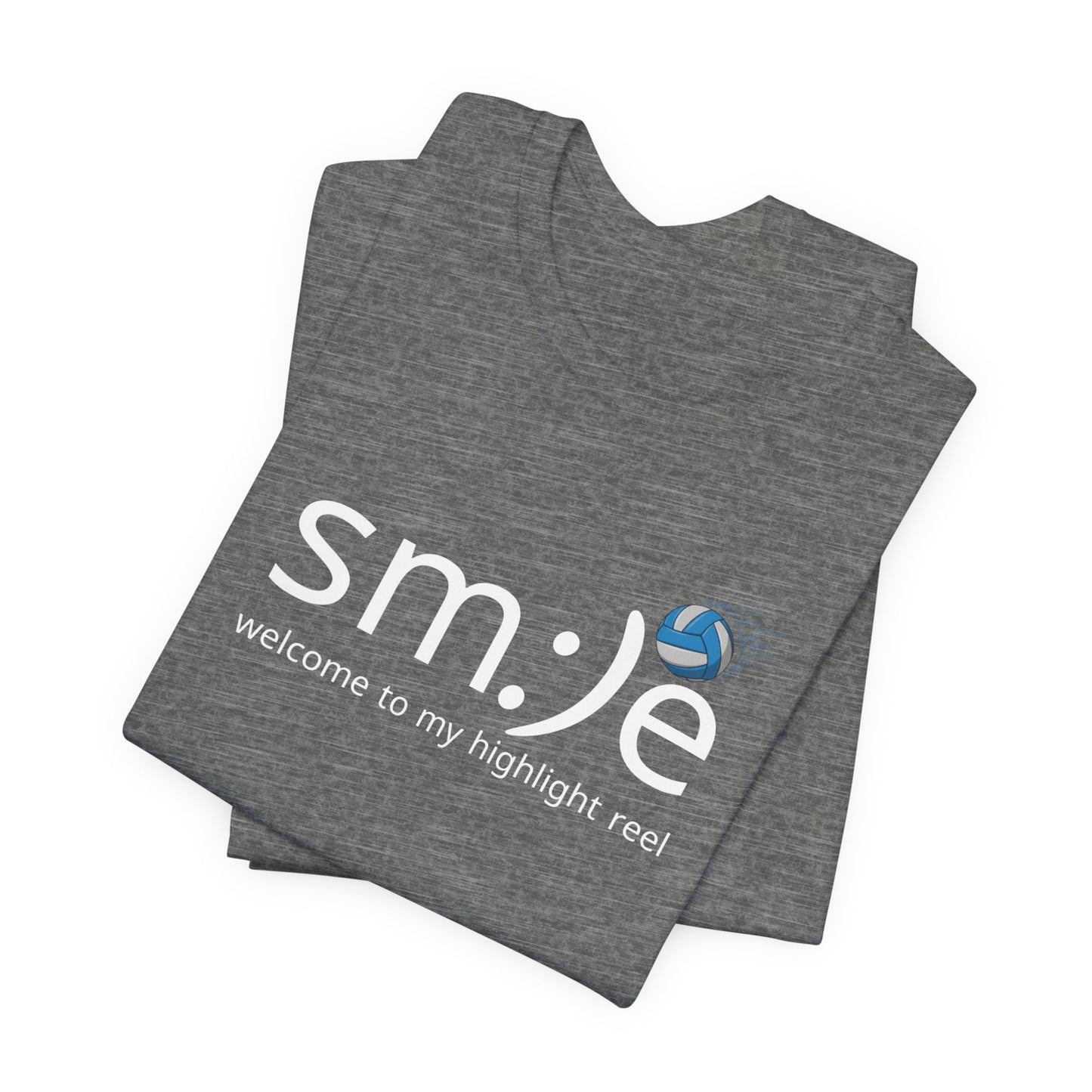 sm:)e Welcome to My Highlight Reel Volleyball Tee | Athletic Confidence Streetwear | Court Champion Jersey