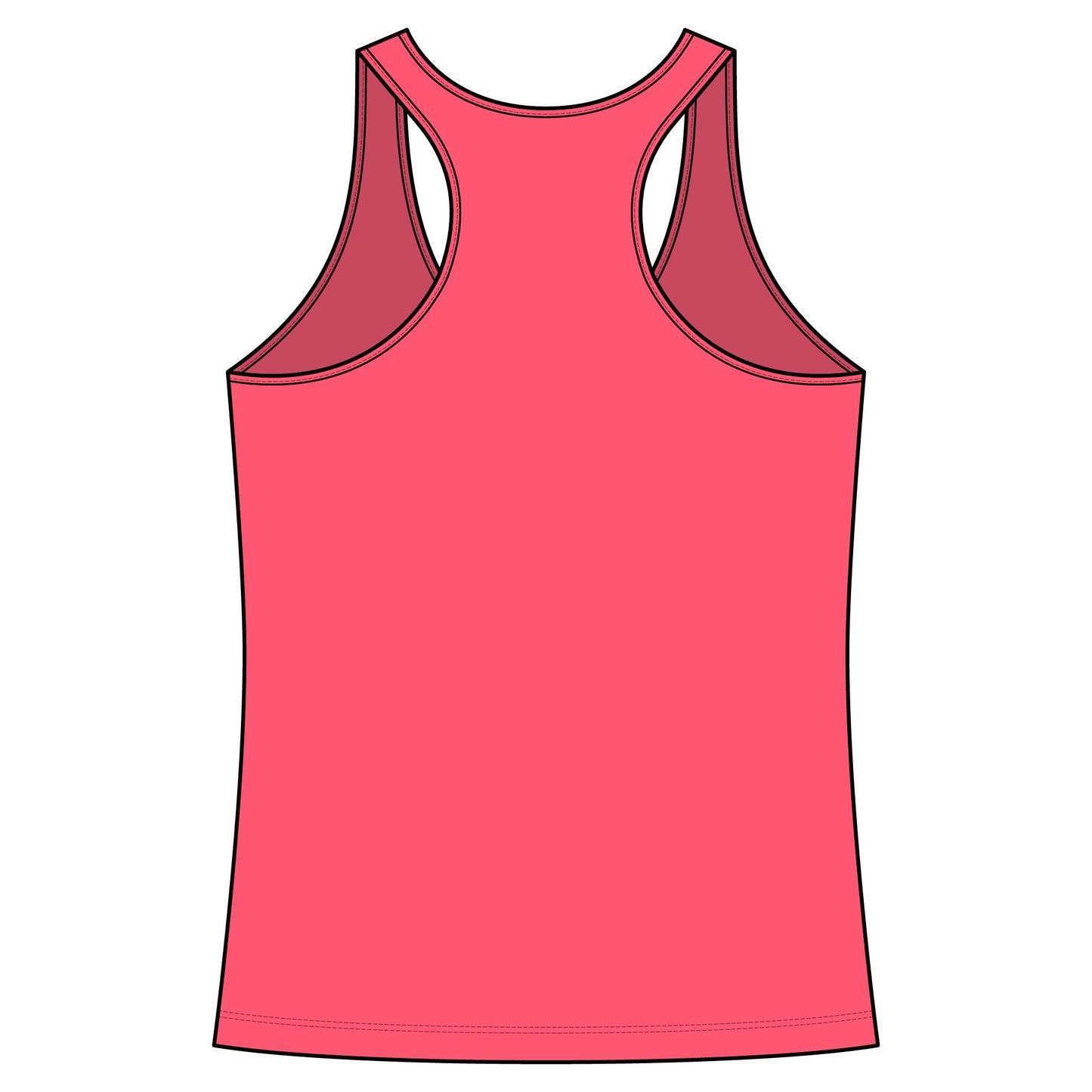Volleyball Splash Women's Racerback Tank - "The Ball Never Lies"- Moisture wicking