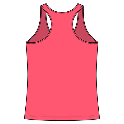Volleyball Splash Women's Racerback Tank - "The Ball Never Lies"- Moisture wicking
