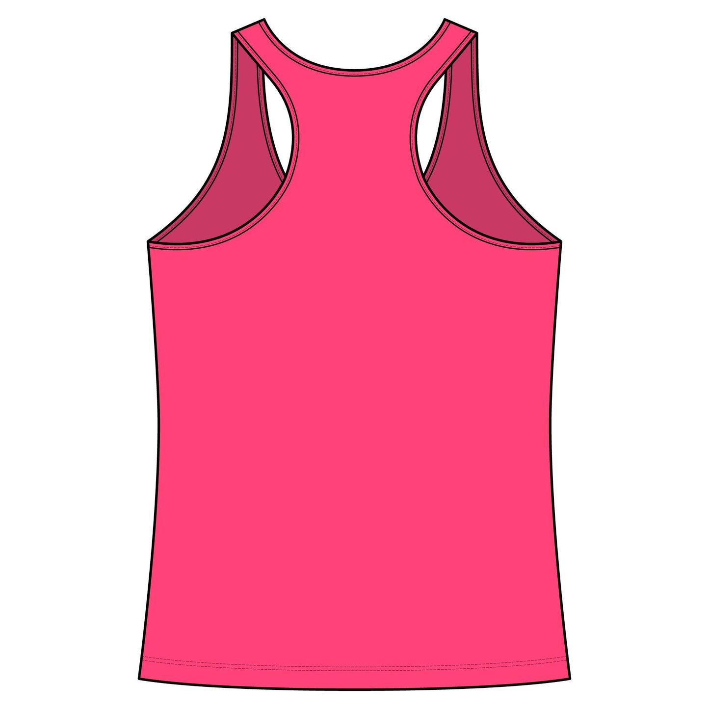 Volleyball Splash Women's Racerback Tank - "The Ball Never Lies"- Moisture wicking
