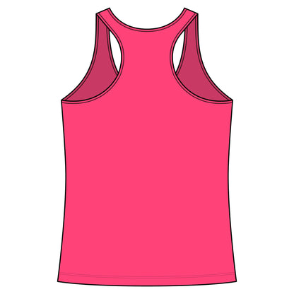 Volleyball Splash Women's Racerback Tank - "The Ball Never Lies"- Moisture wicking