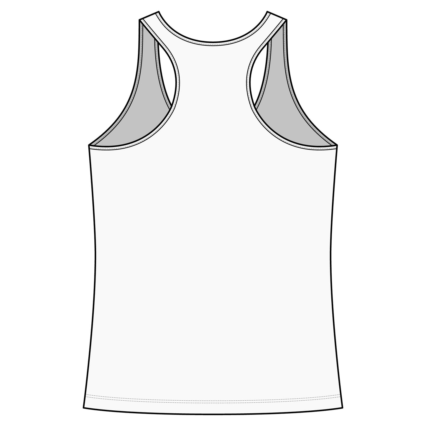 Volleyball Splash Women's Racerback Tank - "The Ball Never Lies"- Moisture wicking