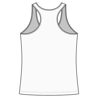 Volleyball Splash Women's Racerback Tank - "The Ball Never Lies"- Moisture wicking