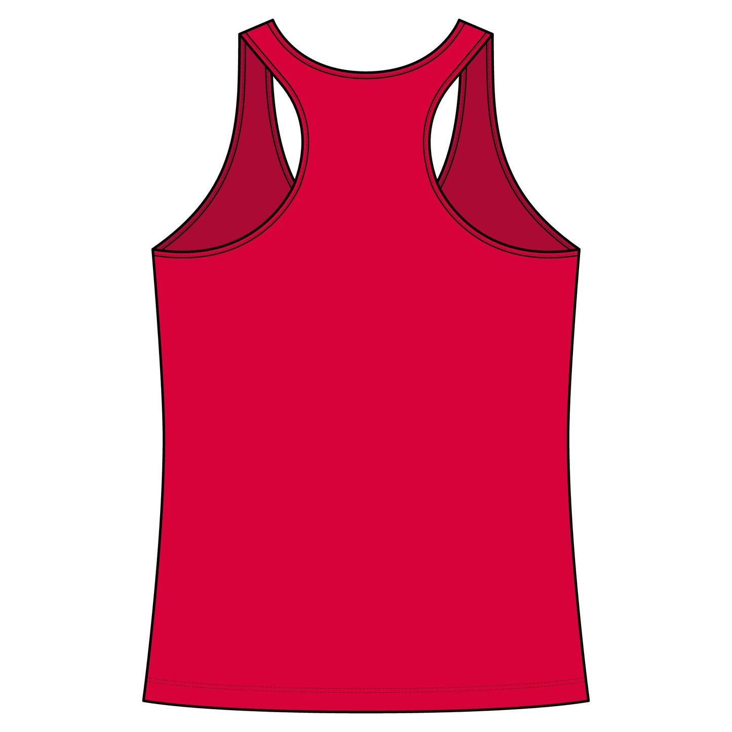 Volleyball Splash Women's Racerback Tank - "The Ball Never Lies"- Moisture wicking