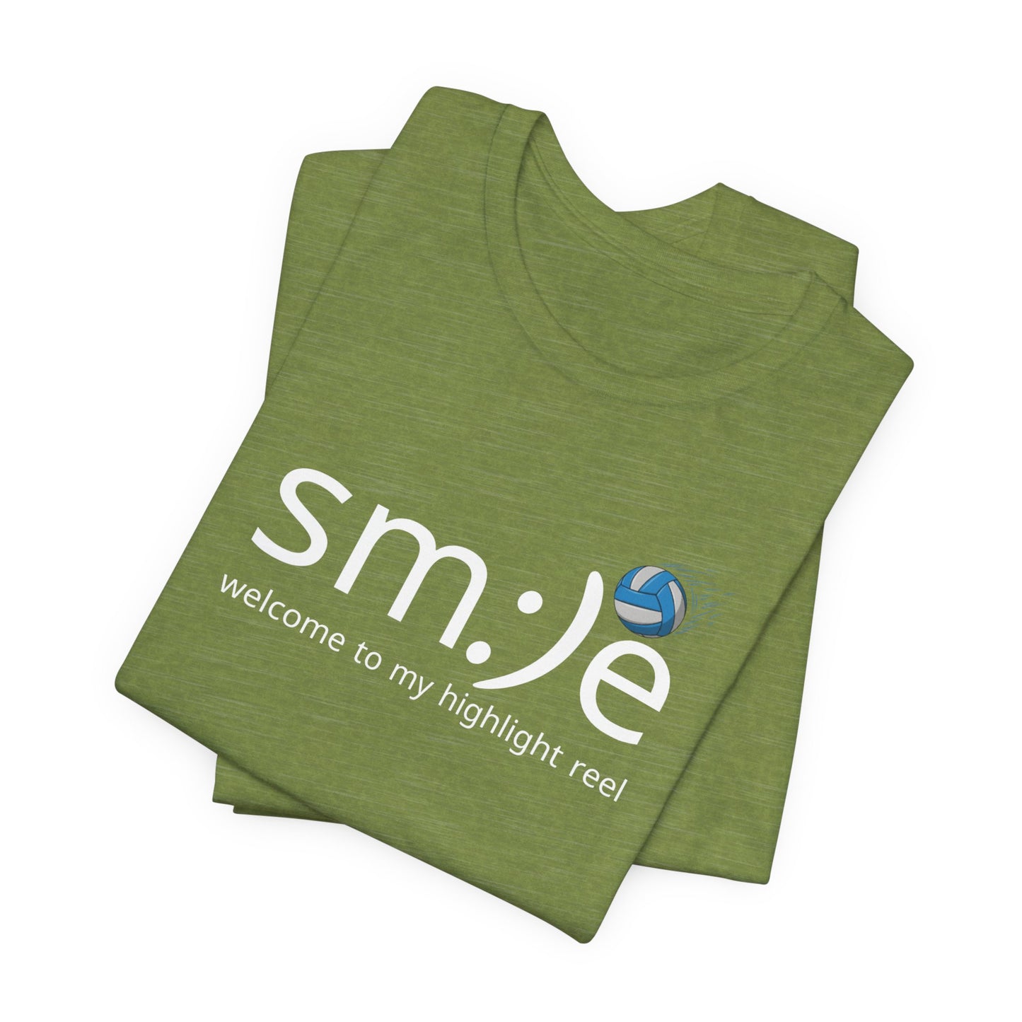sm:)e Welcome to My Highlight Reel Volleyball Tee | Athletic Confidence Streetwear | Court Champion Jersey