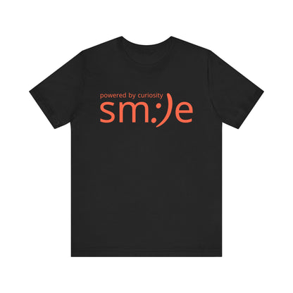 sm:)e Powered by Curiosity Tee | Wonder-Driven Streetwear | Unisex Motivational Graphic Shirt