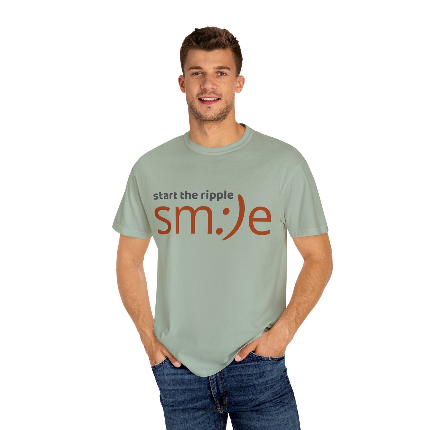 sm:)e Start the Ripple Tee | Confidence Streetwear | Positive Energy Statement Shirt
