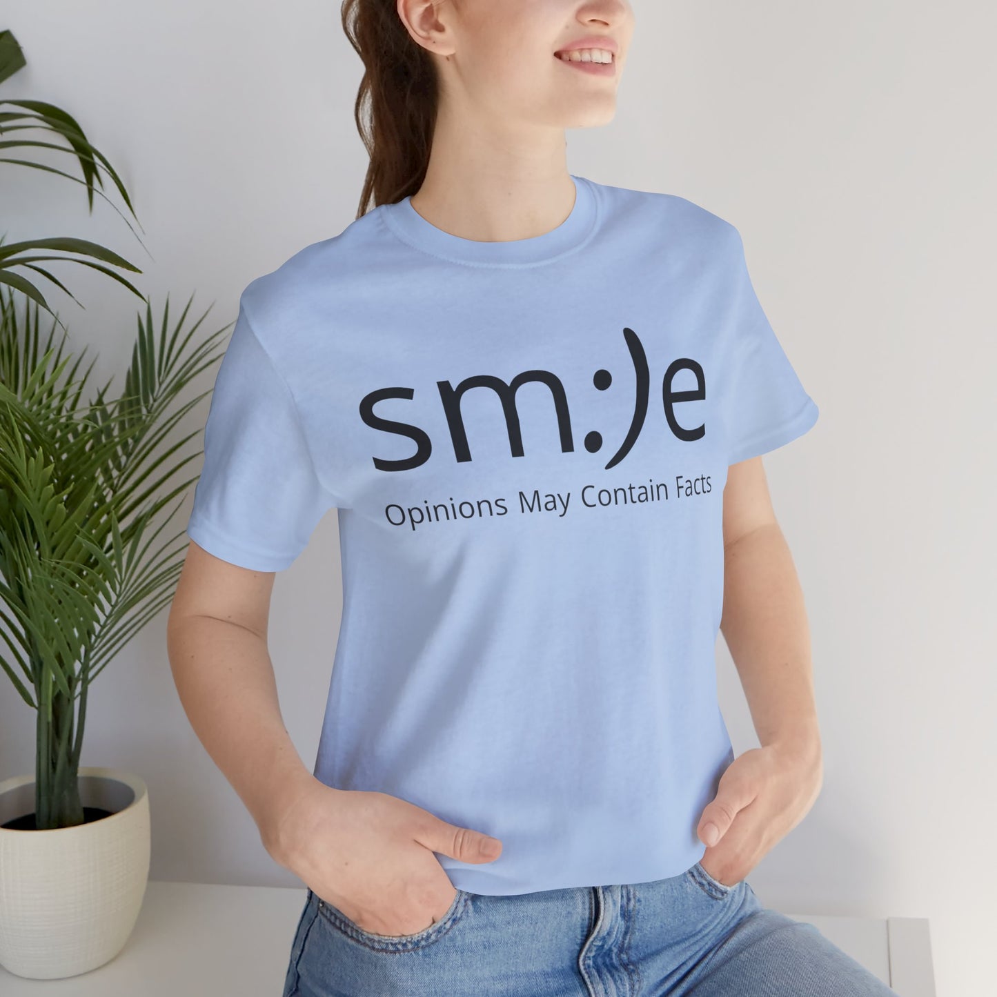 sm:)e Opinions May Contain Facts Tee | Sassy Truth-Teller Streetwear | Confident Statement Shirt